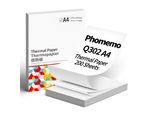 Carta Termica A4 Phomemo, 210X297 Mm, Compatibile Con Le Stampanti Termiche Phomemo M08F/M832/M833/M834/M835/Q302, 200 Fogli Di Carta Termica A4 Piegati