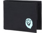 Oxmox Portafoglio New Cryptan Rfid Protect PocketböRse Freedom Lion Print Cyan Black Nero