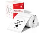 Phomemo M110 Etichette Termiche Etichetta Rotonda Per Stampante Di Etichette M110 M200 M120 M220 M221, Carta Adesiva, 50X50 Mm 140 Etichette / Rotolo
