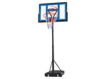 FCH Basketballständer höhenverstellbar 135-305cm, Basketballkorb Basketballanlage mit 2 Rädern,Blau