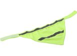 Sciarpa Riflettente Per Cani E Cuccioli, Collare, Pettorina, Bandana (Giallo Fluorescente, M)