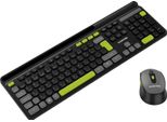 Tastiera Canyon HSET-W5 Mouse Incluso Home/Office Rf Wireless Qwerty Us English Nero