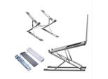 Supporto Per Computer Portatile Dogfish, Lega Di Alluminio Ergonomica Per Notebook, Regolazione Dell'altezza A 7+9 Livelli, Supporto Per Pc Pieghevole