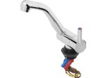 Rubinetto Acqua Calda/Fredda Rubinetto Miscelatore Trend A Style 3000 12V Ø33 Mm Cromo Rubinetto Da Campeggio Per Camper Roulotte