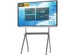 Lavagna Intelligente Con Monitor Touchscreen Da 55 Pollici, Lavagna Interattiva 4K, Schermo Android Touchscreen, Display Digital Signage Per Ufficio, Aula, H