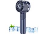 Wastou Ventilatore Portatile, Usb Ricaricabile Portatile Turbo 2600 Mah Batteria Mini Mini Personale Piccolo Ventilatore Tascabile Mano In Viaggio, Campeggio, All'aperto (Bl