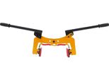 Pinza Di Sollevamento Per Lastre Di Pietra/Legno - Doppia Impugnatura - Capacità Di Carico 280 Kg - Apertura Ganasce 8-30 Cm - Acciaio Q355 E Gommapoliuretano- Per Pietra E Legno - Giallo/Nero