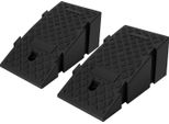 Rampe Di Accesso In Plastica - Set Di 2 Rampe Per Auto - Capacità Di Carico 5,8 Kg Per Coppia - Portatili - Per Carico E Accesso - Nero