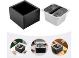 Knock Box - Knock Box - 1500 Ml - Acciaio Inox - 18,5 X 17,5 X 12,5 Cm - Nero