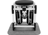 Stepper Multifunzione - Stepper Con Sedile - Bande Di Resistenza - Display A Led - Tappetino Antiscivolo - Per L'allenamento A Casa - Allenamento Della Forza - Bianco E Nero