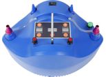 Elektrische Ballonpumpe - Ballonaufbläser - Zeit- und Mengensteuerung - 1200 W - 220 V - Für runde Ballons - Blau