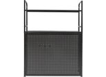 Organizzatore Da Scrivania - Scaffale Di Stoccaggio - Resistente Alla Ruggine - Grande Capacità - Scaffale Da Scrivania Per Soggiorno/Camera Da Letto/Cucina - Nero