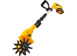 Fresatrice E Coltivatore - Utensile Manuale Elettrico A Batteria - 250 Giri/Min - Per Giardino, Cortile, Parco - Arancione