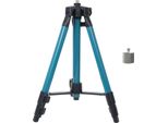 Treppiede Per Livellatore Laser - Treppiede Con Asta Di Prolunga - Altezza 1 M - Regolabile In 3 Posizioni - Filettatura 1,59 Cm - Adattatore Da 1,59 A 0,64 Cm - Nero
