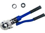 Pinza Idraulica Per Tubi - Utensile Di Pressatura - Forza Di Pressatura 10 T/98 Kn - Ganasce Di Pressatura 1,27/1,9/2,54 Cm - Per Tubi In Rame - Professionale - Blu Scuro