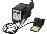 Stazione Di Saldatura 3 In 1 - Stazione Di Dissaldatura E Stazione Di Rilavorazione Ad Aria Calda - 750 W - Set Con Saldatore - Temperatura Regolabile - Nero