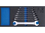 Set Di Chiavi Aperte Doppie, Sw 6-22 Mm 8 Pezzi 1/3 Cassetto