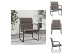 Vidaxl Sedia Lounge Taupe 55X64X80 Cm In Tessuto - Poltrona