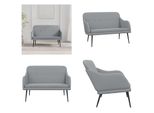 Vidaxl Panca Grigio Chiaro 110X76X80 Cm In Tessuto - Panca - Panche - Panchina - Panca Per Ingresso