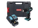 Makita Dhp 482 SF1J-R Trapano A Percussione A Batteria 18 V 62 Nm + 1X Batteria Ricaricabile 3,0 Ah + Caricabatterie + Rhino