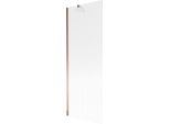 Mexen Next Paratia Per Vasca Da Bagno A 1 Anta 70 X 150 Cm, Strisce, Oro Rosa - 895-070-000-00-09-60