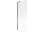 Mexen Next L Paratia Per Vasca Da Bagno A 1 Anta 70 X 150 Cm, Striature, Gun Metal - 895-070-000-03-09-95