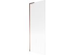 Mexen Next L Paratia Per Vasca Da Bagno A 1 Anta 70 X 150 Cm, Strisce, Oro Rosa - 895-070-000-03-09-60