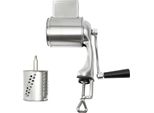 Grattugia, Lame In Acciaio Inox, Manico Ergonomico, Argento