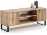 Focus Loft Mobile Rtv 155 Cm - Decoro Rovere Doghe Artigianali