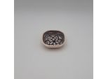 Bakir Gris Ottagonale Piatto - L 10 Cm