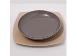 Piatto In Porcellana Color Crema - L 31 Cm - Tokio