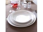 Plat Ovale Porcelaine Blanche - D 34 Cm - Siviglia