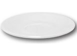 Tazza E Piattino Grandi In Porcellana Bianca - Roma