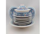 Set Di Couscous Marocchino Turchese Piatti Tebsi - 8 Persone