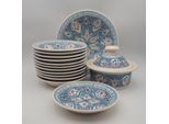 Set Di Couscous Marocchino Piatti Fondi Turchesi - 12 Persone