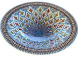Plat Tebsi Bakir Turchese - P 27 Cm