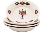 Set Di 4 Piatti Fondi Sahel Beige - P 24 Cm