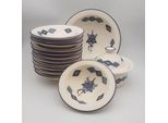 Set Di Couscous Tebsi Sahel Piatti Blu - 12 Persone