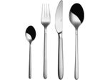 Set Di Posate Porto Da 6 Persone E 24 Pezzi In Acciaio Inox