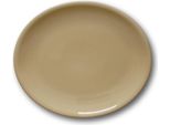 Piatto Ovale In Porcellana Marrone - L 28 Cm - Siviglia