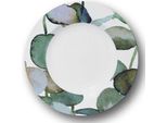 Piatti Fondi Verde Tiffany X 6 - P 23 Cm