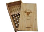 Set Di 6 Coltelli Da Bistecca Texani In Acciaio Inox