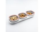 Set Da Aperitivo Anis Rouge A Tre Vaschette