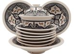 Set Di Couscous Tebsi Nero Marocchino - 8 Persone