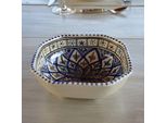 Piatto Ottagonale Blu Bakir - L 16 Cm
