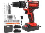 Trapano A Batteria, Motore Brushless, Funzione A Doppia Velocità, 2 Batterie 1 Spina