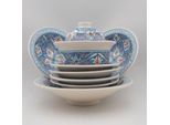 Set Di Couscous Marocchino Turchese Piatti Tebsi - 6 Persone