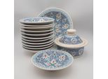 Set Di Couscous Marocchino Turchese Piatti Tebsi - 12 Persone