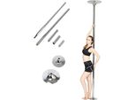 Pole Dance Pole - Spin Pole - Diametro 4,5 Cm - Lunghezza Regolabile - Rimovibile E Portatile - Acciaio Inox - Per Uso Commerciale