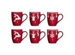 Ritzenhoff & Breker Kaffeebecher Navidad 360 Ml 6Er Set